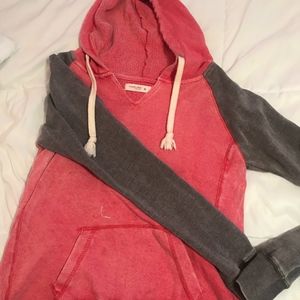 Pink and Gray Hoodie